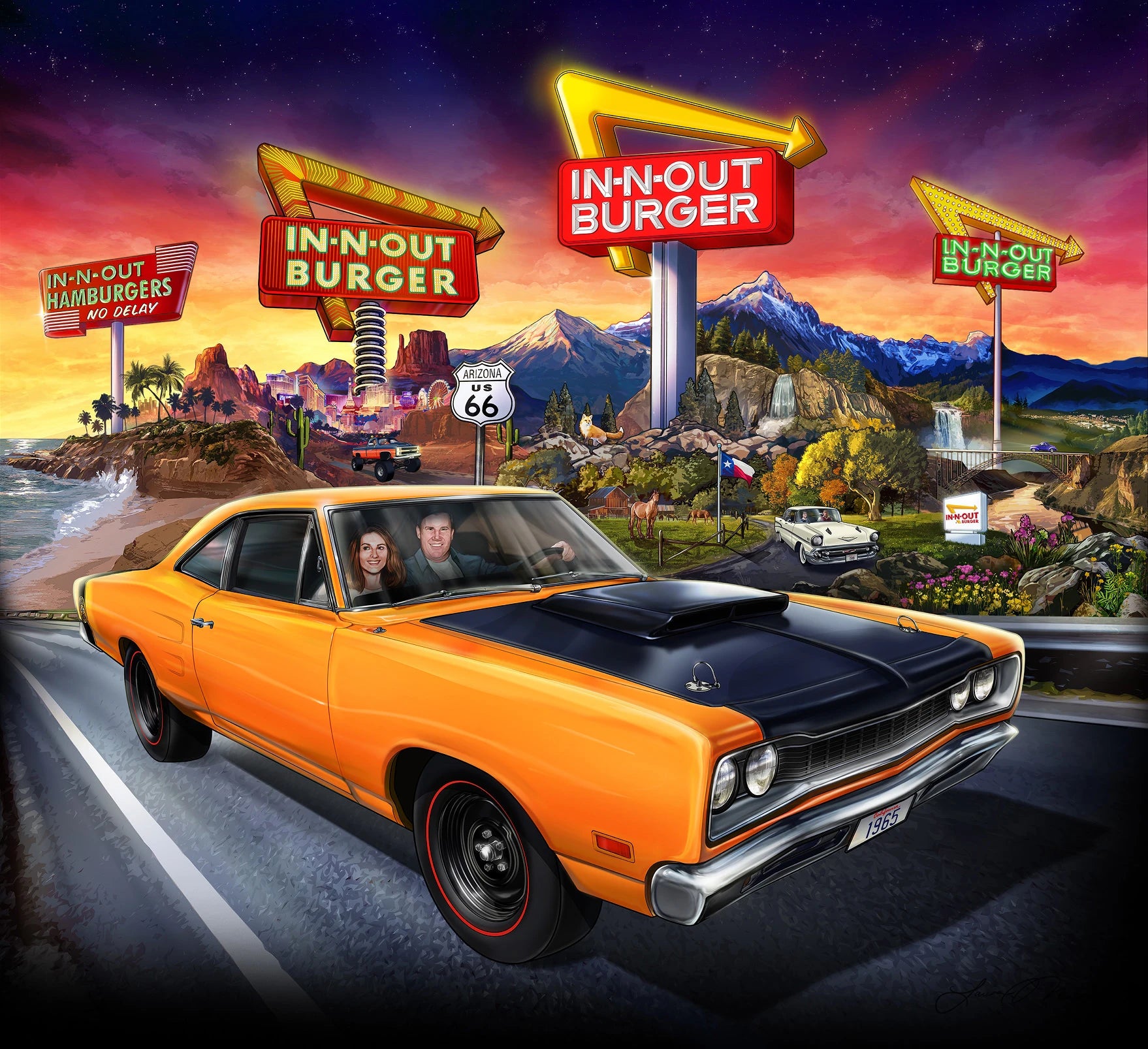 In-N-Out Burger timeline scene